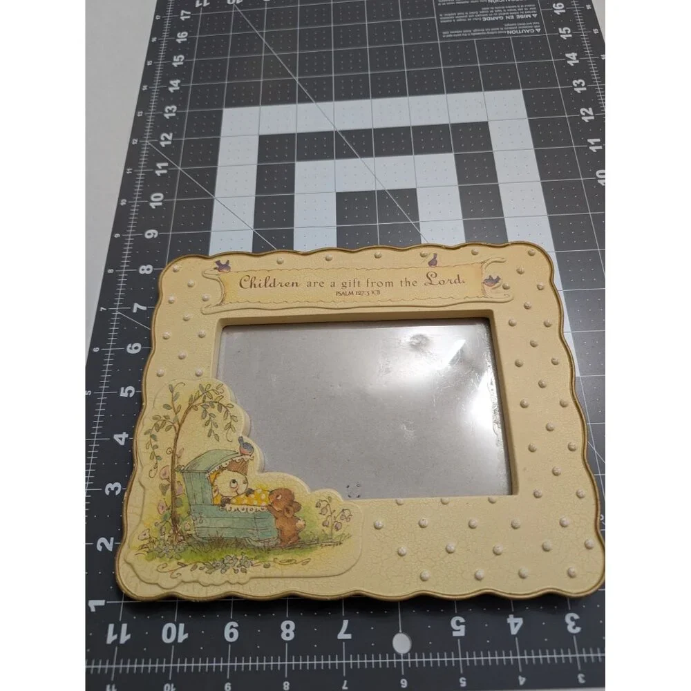Really Woolly Psalm 127 Nursery‎ Picture frame 4x6 Victorian cottage core style